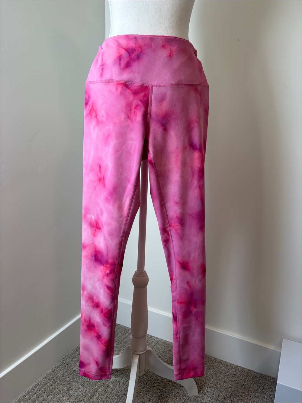 Zella Pink Tie-Dye Active Leggings
